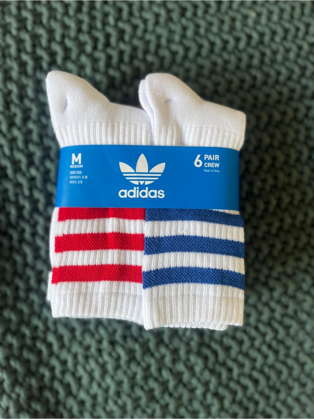 ADIDAS | 6 pair crew socks